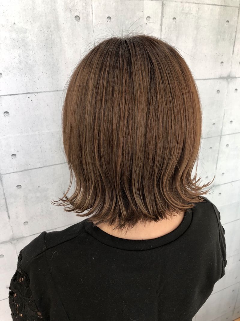 外ハネボブ｜ヘアカタログ 美容室 NYNY 新田辺店 金沢 広美｜ヘアサロン・美容院｜ニューヨークニューヨーク