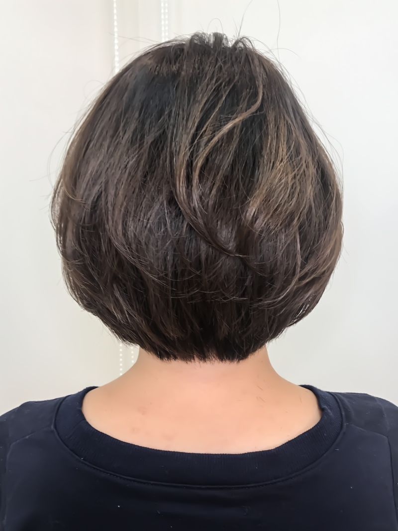 丸みのある大人ボブスタイル｜ヘアカタログ 美容室 NYNY 姫路広畑店 湯浅 了一｜ヘアサロン・美容院｜ニューヨークニューヨーク