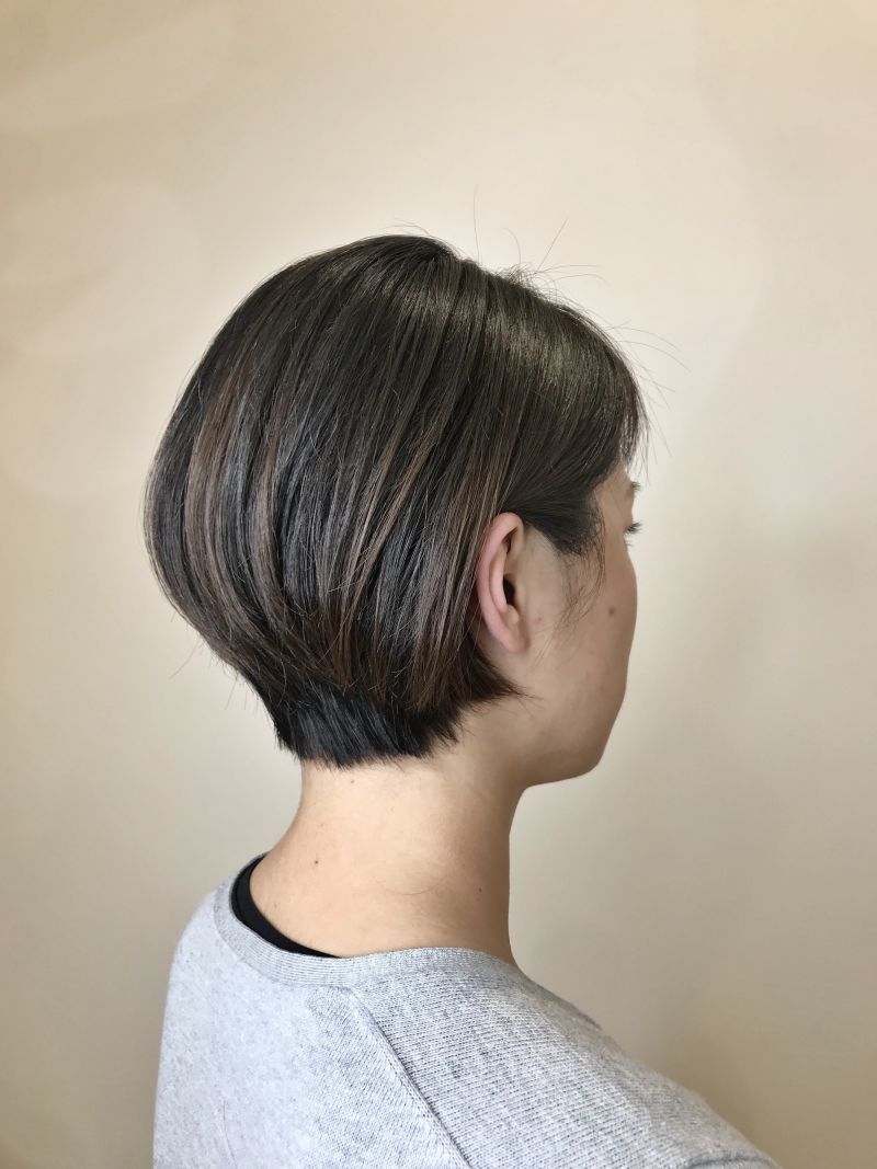 ユニーク 襟足 スッキリ ショート ボブ 襟足 最高のヘアスタイルのアイデア