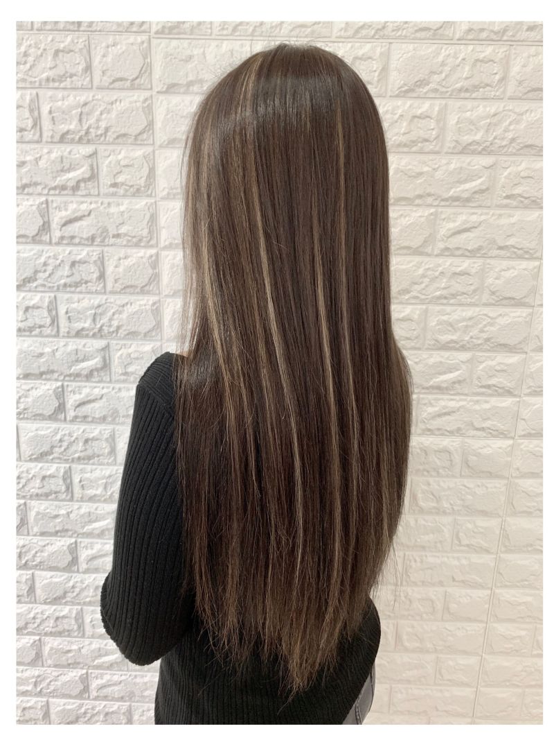 ロングハイライト ヘアカタログ 美容室 Nyny 新田辺店 織田 恵 ロングハイライト ヘアカタログ 美容室 Nyny 新田辺店 織田 恵