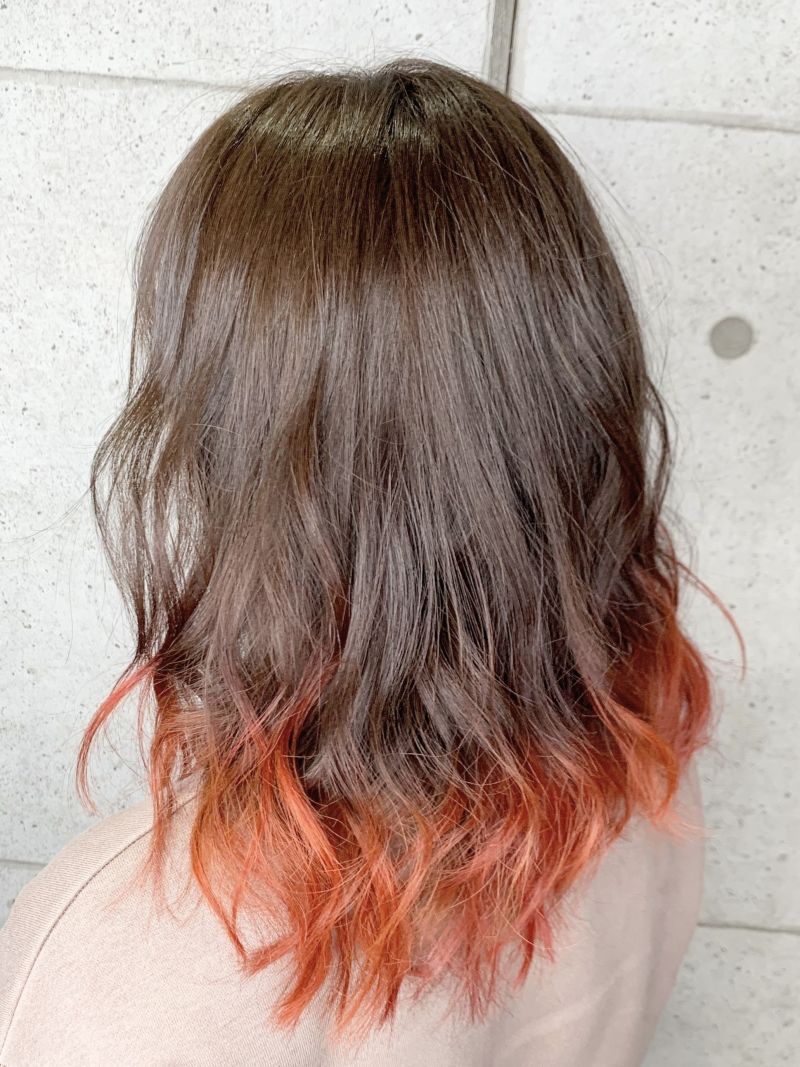 デザインカラー 裾カラー ヘアカタログ 美容室 Nyny 松井山手店 福森 デザインカラー 裾カラー ヘアカタログ 美容室 Nyny 松井山手店 福森