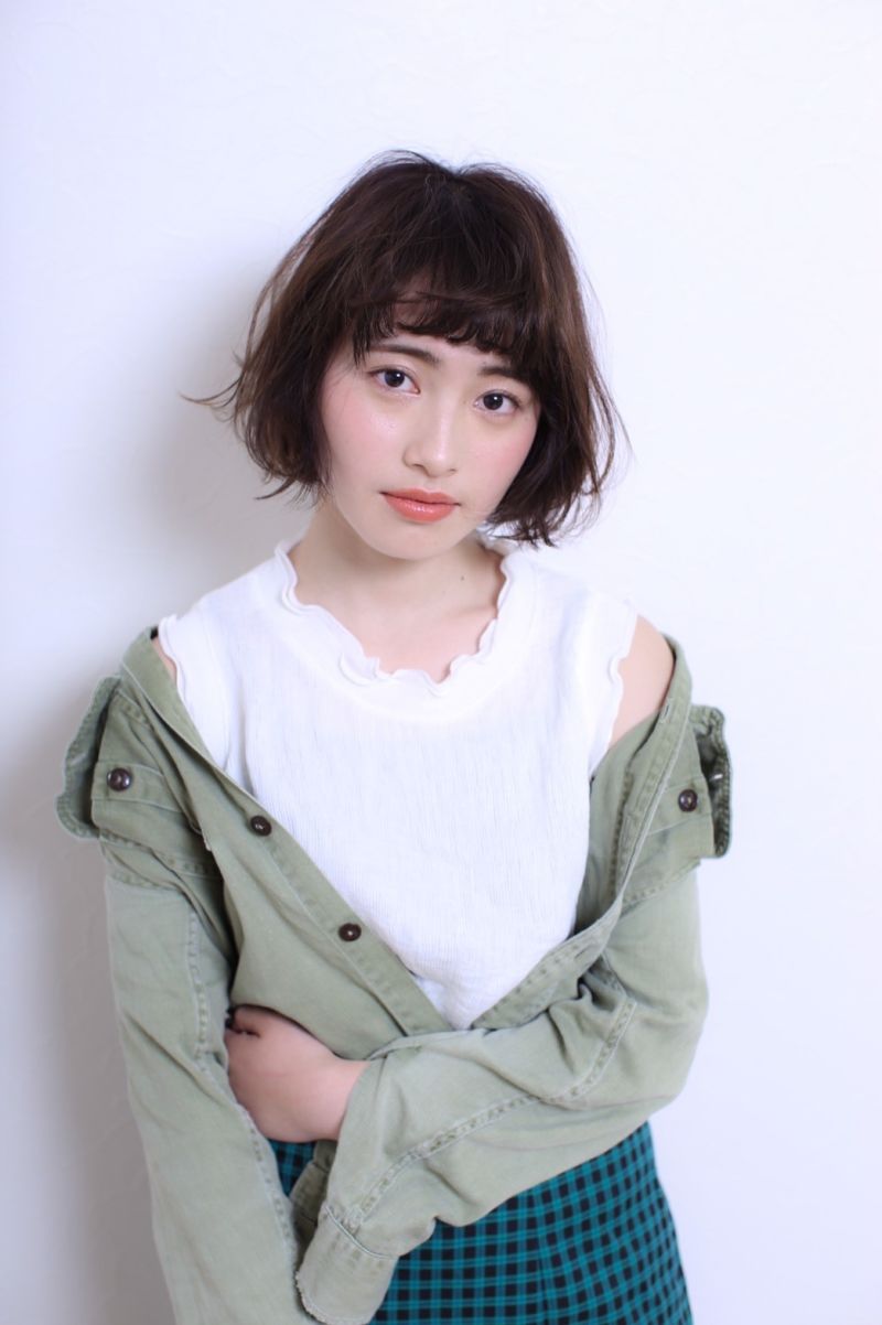 ボブが軽く見えるパーマ｜ヘアカタログ 美容室 NYNY 姫路本店 山本 有紀｜ヘアサロン・美容院｜ニューヨークニューヨーク