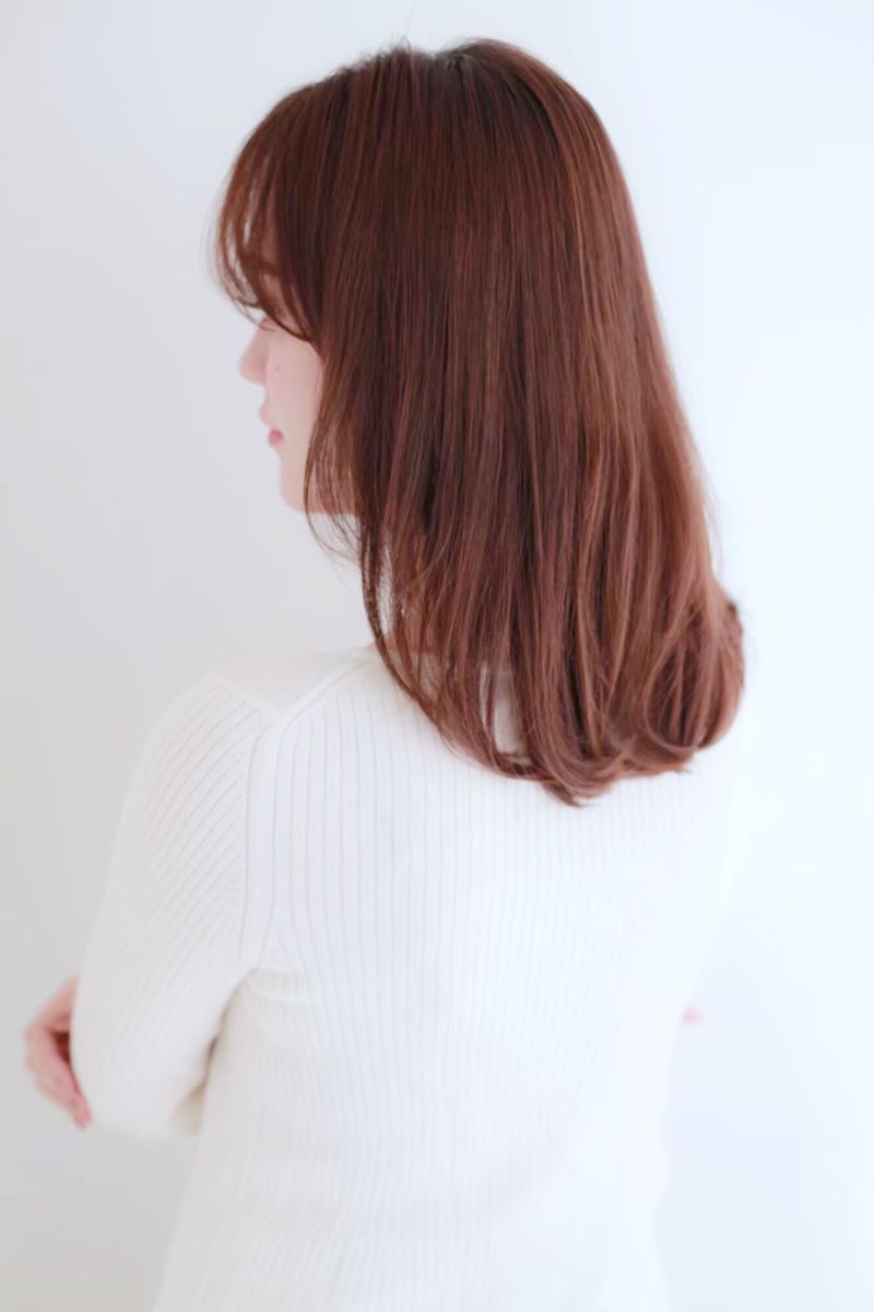 鎖骨下のストレートミディアム ヘアカタログ 美容室 Nyny Mothers 鎖骨下のストレートミディアム ヘアカタログ 美容室 Nyny Mothers
