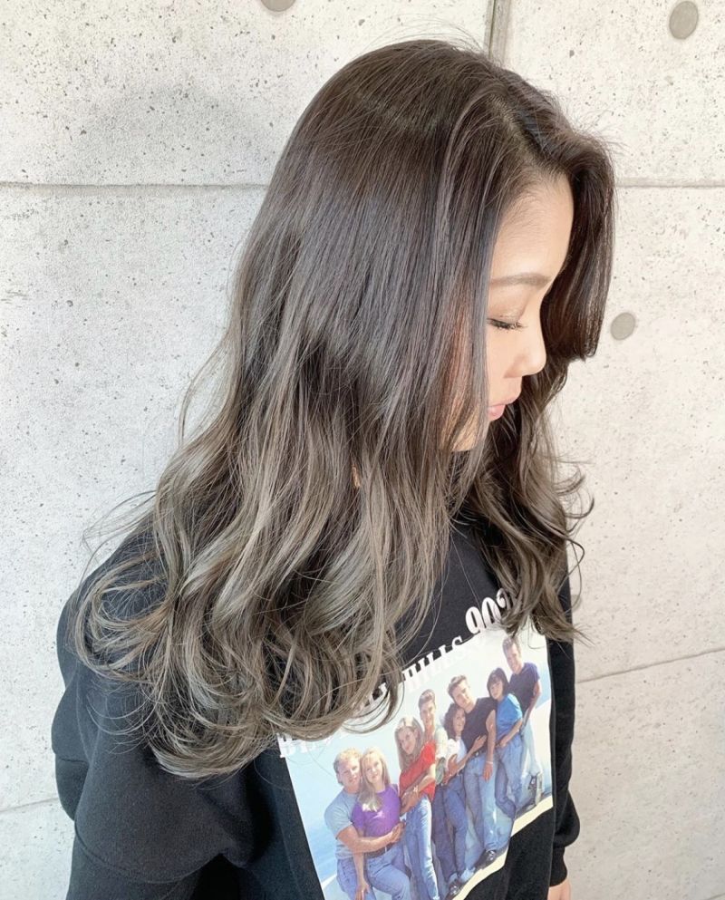アッシュグラデーション ヘアカタログ 美容室 Nyny 松井山手店 山田 アッシュグラデーション ヘアカタログ 美容室 Nyny 松井山手店 山田
