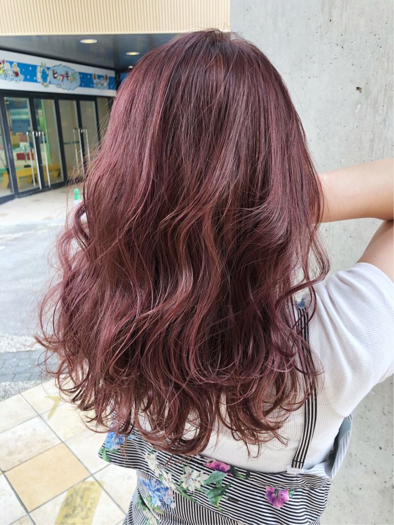 イルミナカラー新色ブロッサム チェリーピンク ヘアカタログ 美容室 Nyny Mothers Momoテラス六地蔵店 宇藤 優子 ヘアサロン 美容院 ニューヨークニューヨーク