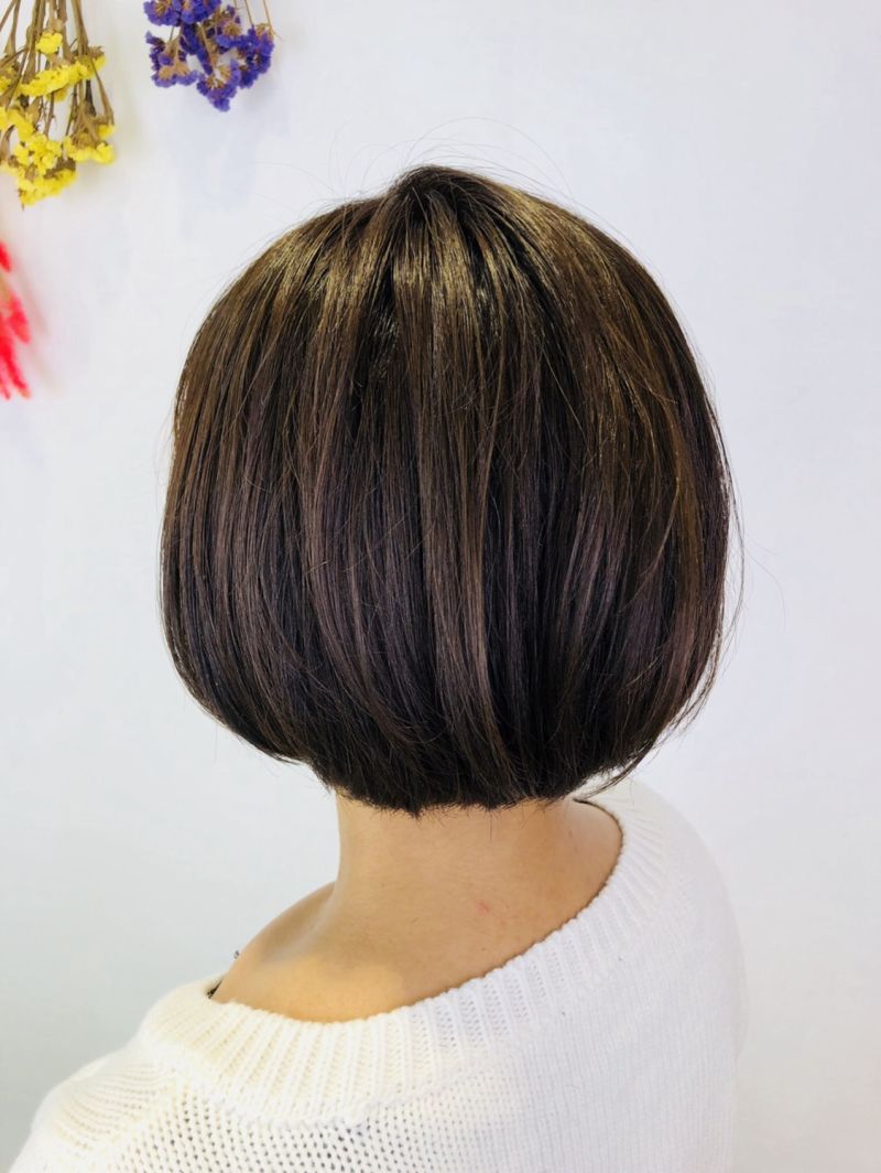 ボブショートスタイル ヘアカタログ 美容室 Nyny 守口店 廣畑 昌志