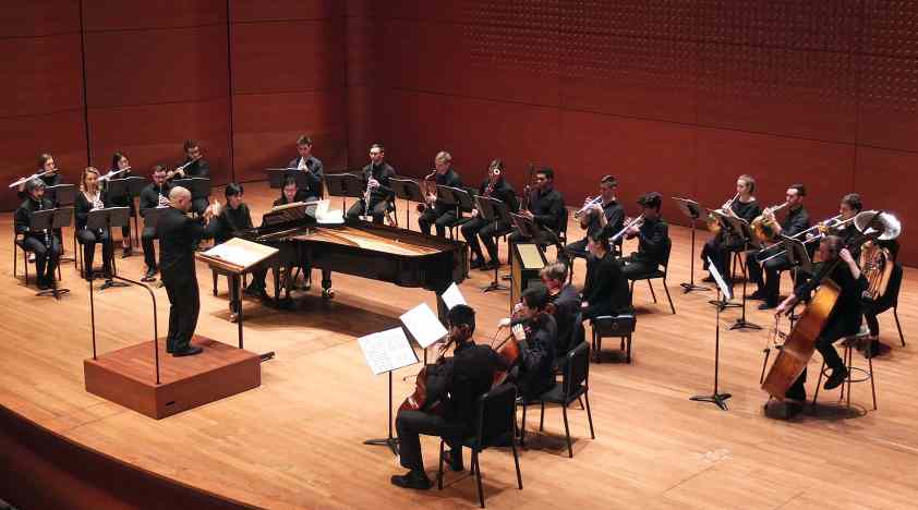 The Juilliard Schools Axiom Ensemble Performs Andriessen - 
