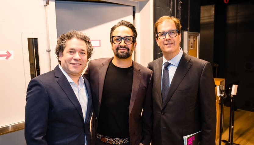 Gustavo Dudamel’s Inaugural Season Announcement Event 