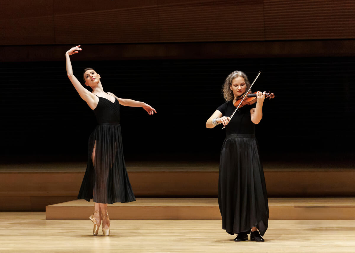 Tiler Peck Hilary Hahn Feb 27 NY Phil