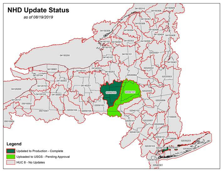 Updated NYS Hydrography Web Service