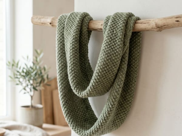 Infinity Loop Woolen Scarf