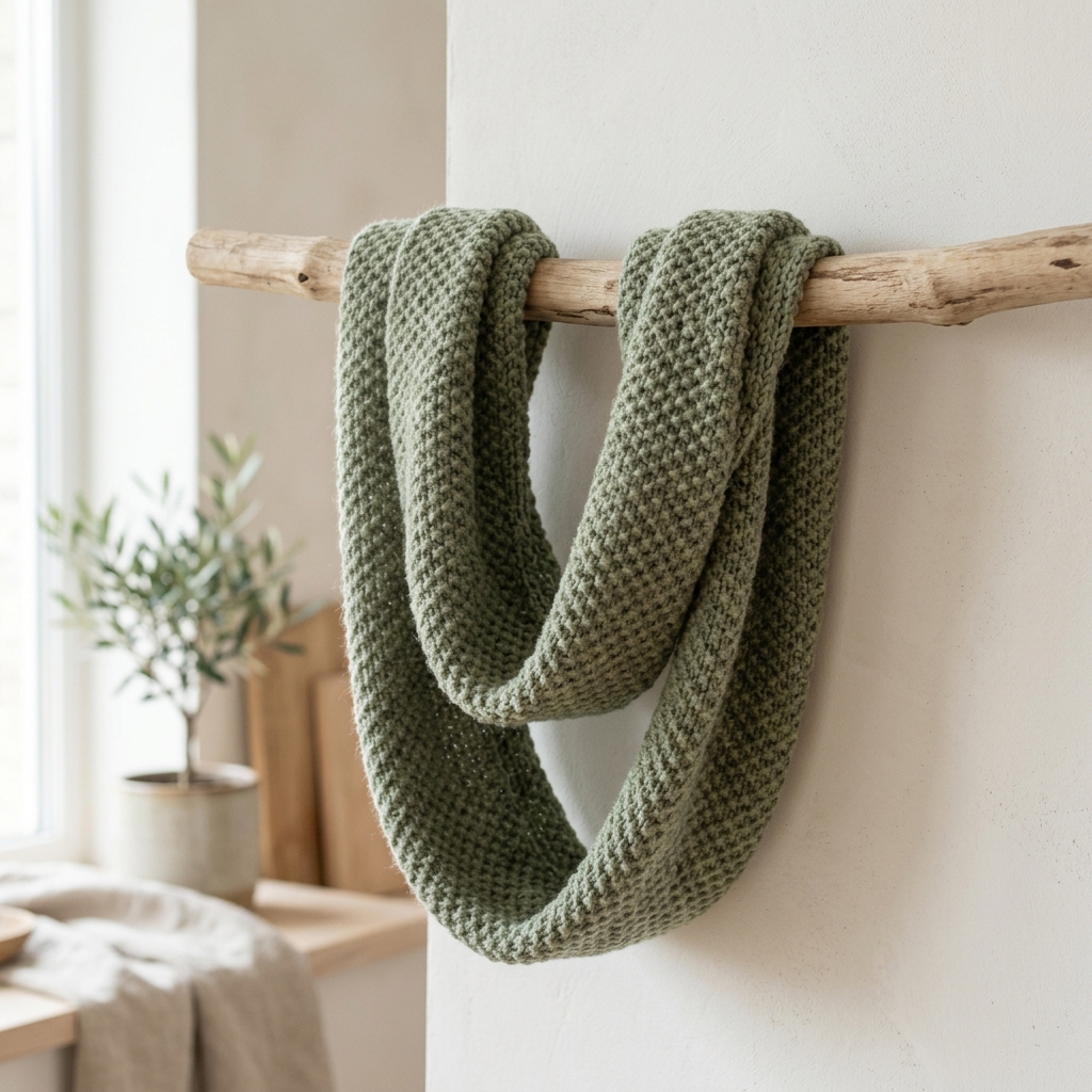 Infinity Loop Woolen Scarf