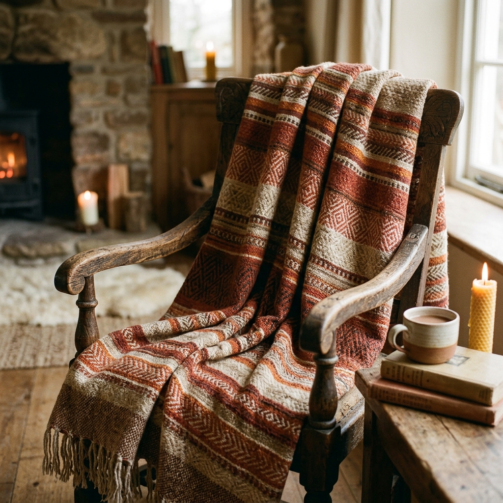 Hand-Woven Cotton Throw