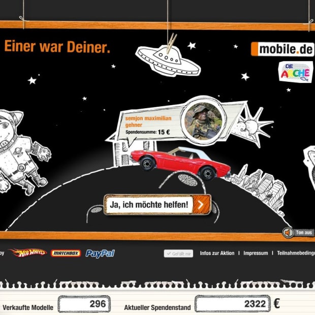 Einer war Deiner – Microsite – Facebook App
