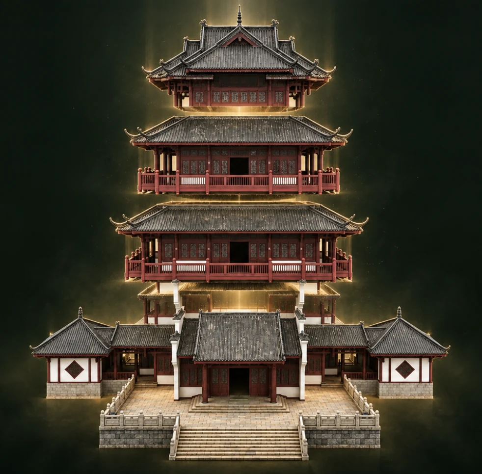 花明楼艺术分层预览