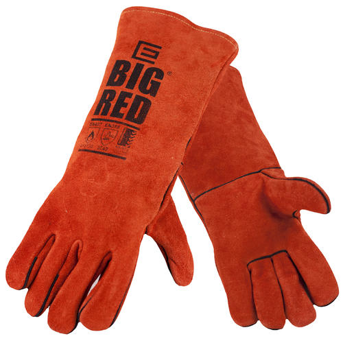 BIG RED Leather Premium Welding Glove 406mm (Pair) for sale NZ