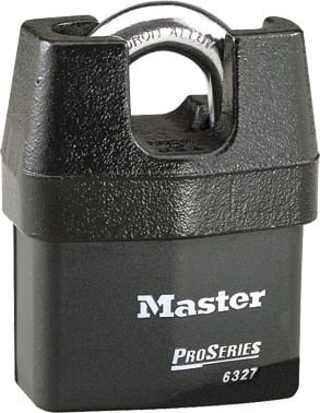 Master Lock M515DLH Excell Heavy Duty Laminated Steel Padlock - 54mm (2-1/8 In.) With 4 Keys