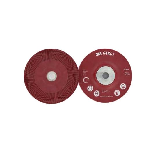 3M High Pressure Ribbed Back Up Pad 64860 Red-115mm x 22mm (Each) for ...