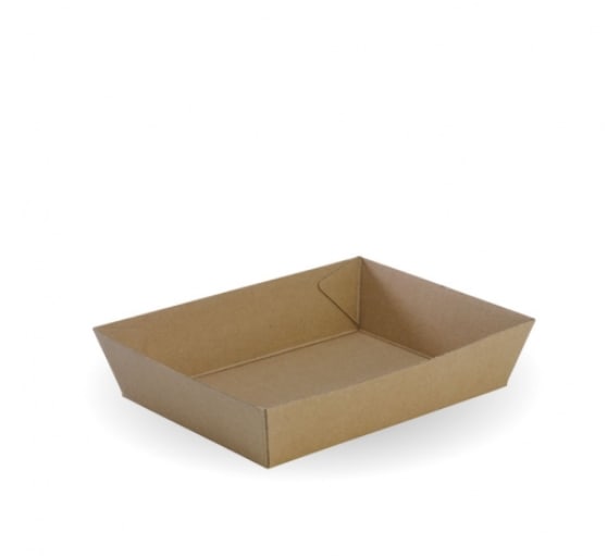 BioPak Recycled Paper Food Tray #3-180 x 134 x 45mm-125-Pack for sale ...