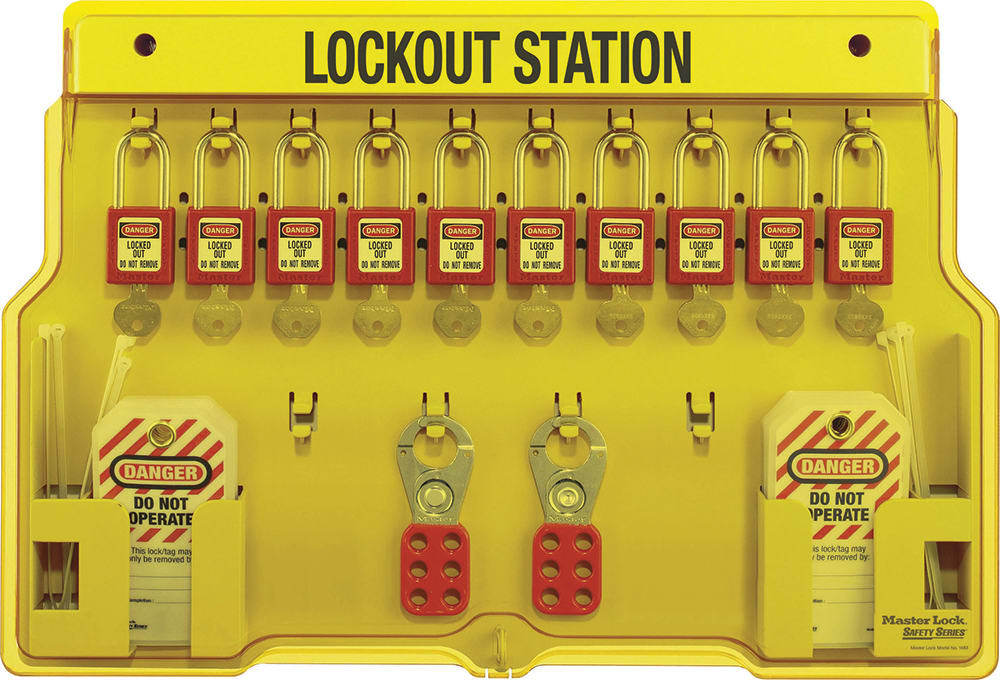 Master Lock 0503RED Group Lock Box Red-Wall Mounted/Portable-14 Locks ...
