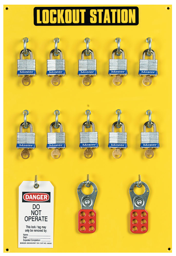 Lockout Tagout Station-10 Locks Capacity (Each) for sale | NZ Safety ...