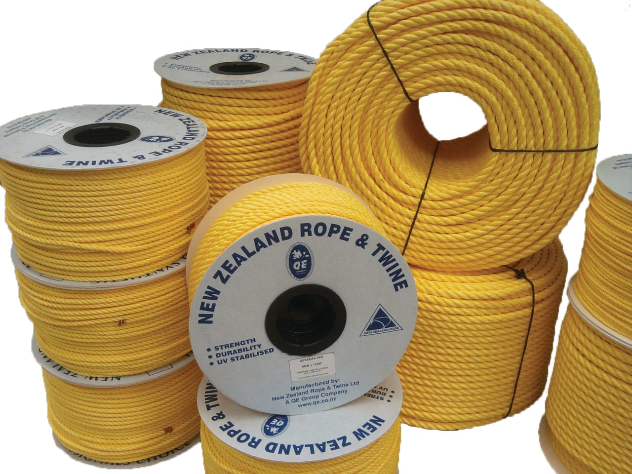 All Purpose Polypropylene Yellow Rope-6mm x 220m (Each) for sale - NZ ...