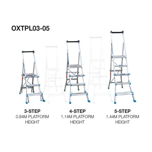 AdjustaStep Telescopic Platform Ladder 3-5 Step (Each) for sale - NZ ...