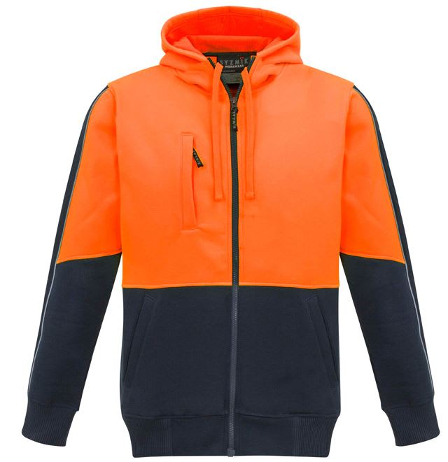 Syzmik, Unisex Hi Vis Full Zip Hoodie, ZT485 (Each) for sale | NZ