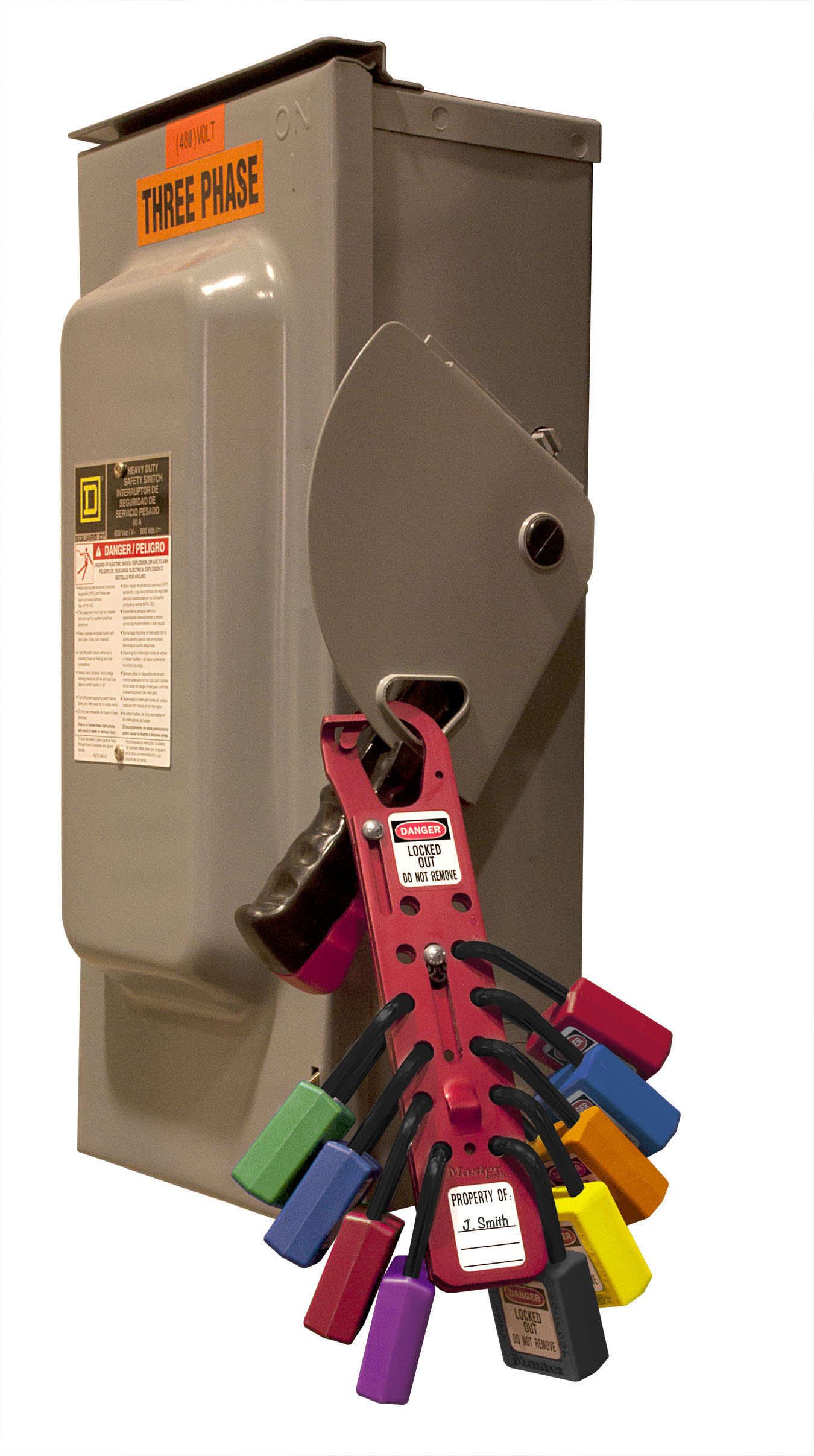 Master Lock S440B Aluminium Lockout Hasp 12 Hole-25mm Jaw Clearance ...