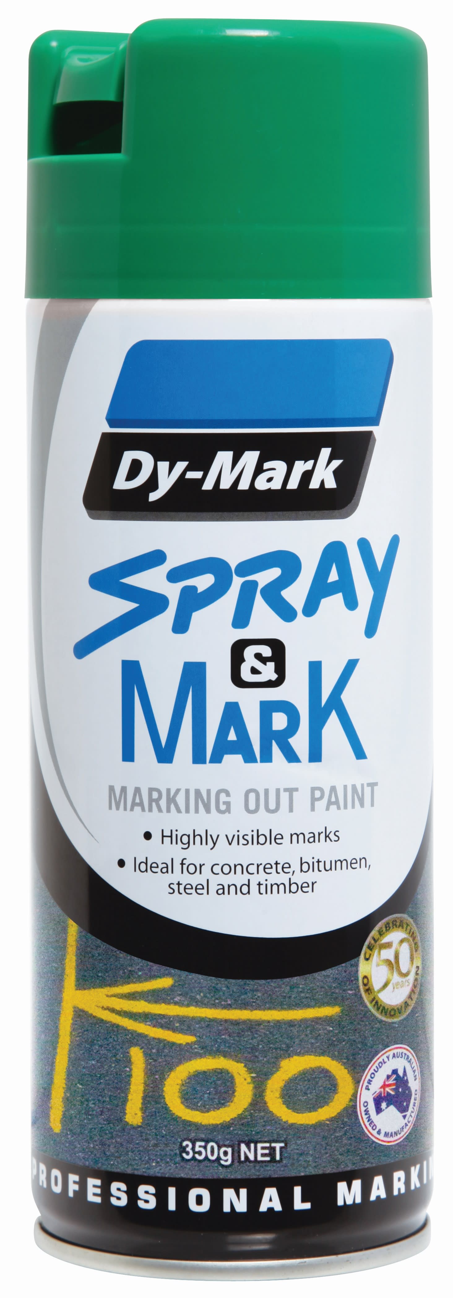 Dy-Mark Spray & Mark Green 350g (Each) for sale - NZ Safety Blackwoods ...