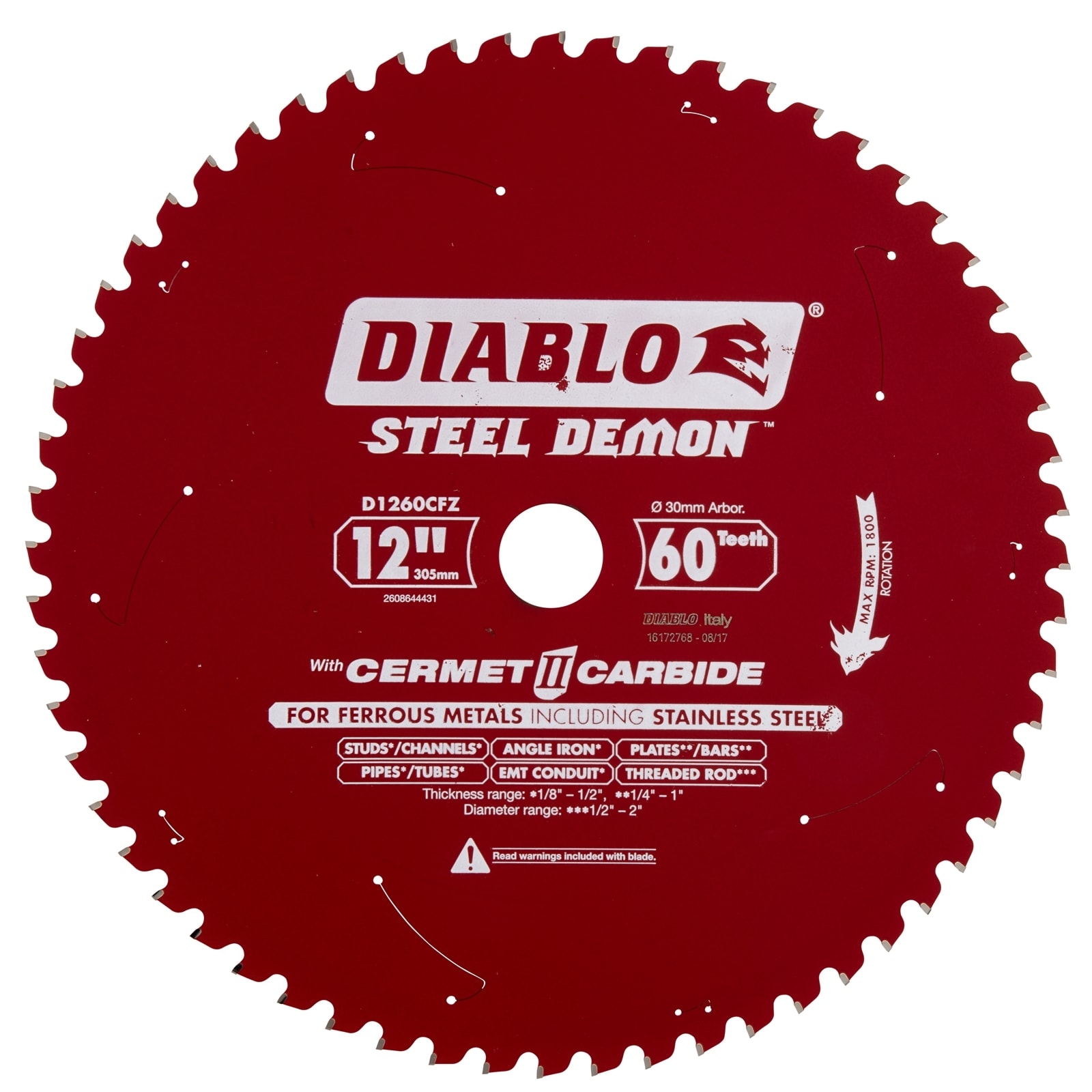 Diablo Steel Demon Circular Saw Blade 305mm 60T-Each for sale | NZ ...