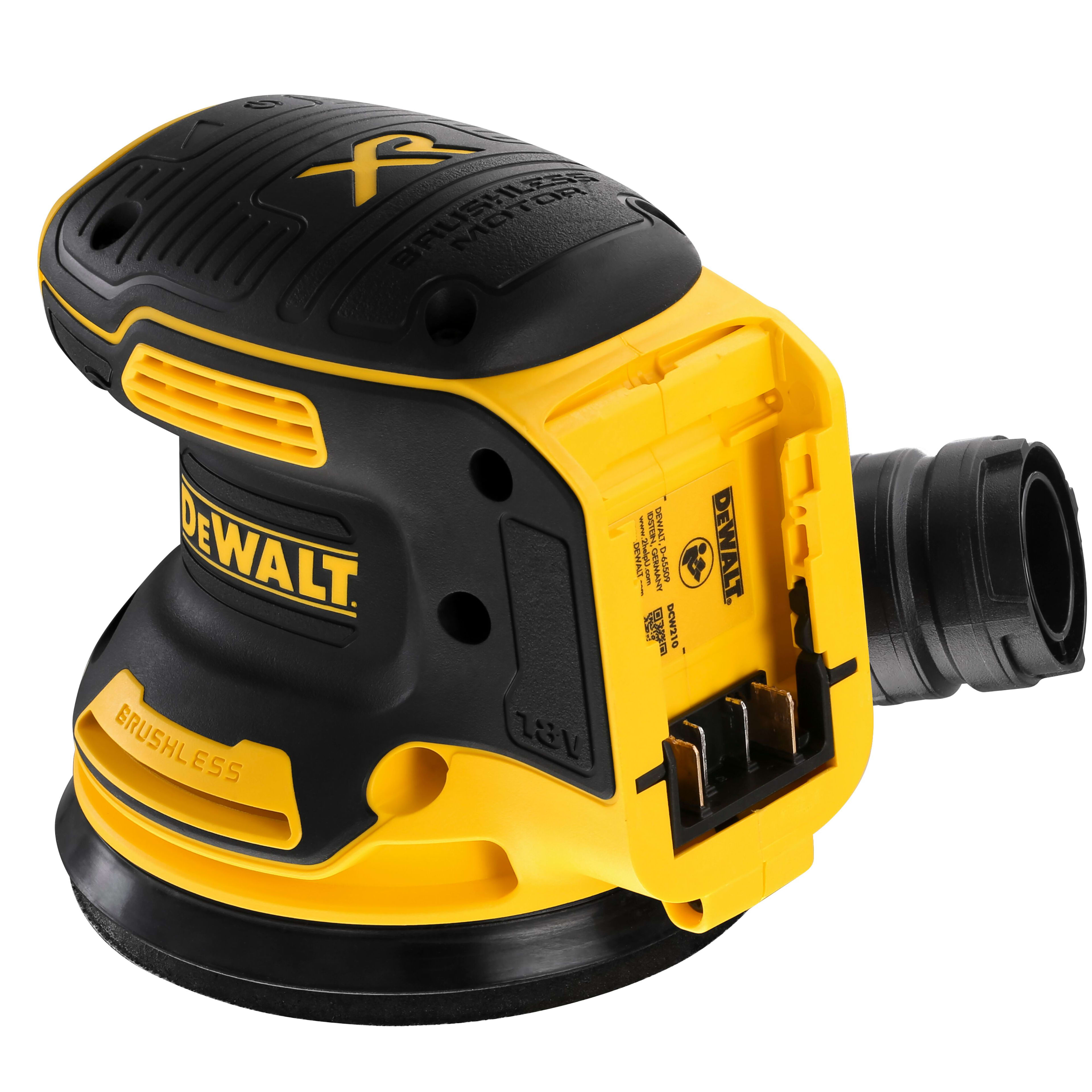 DEWALT DCW210N-XJ 18V XR Brushless Cordless Orbital Sander 125mm