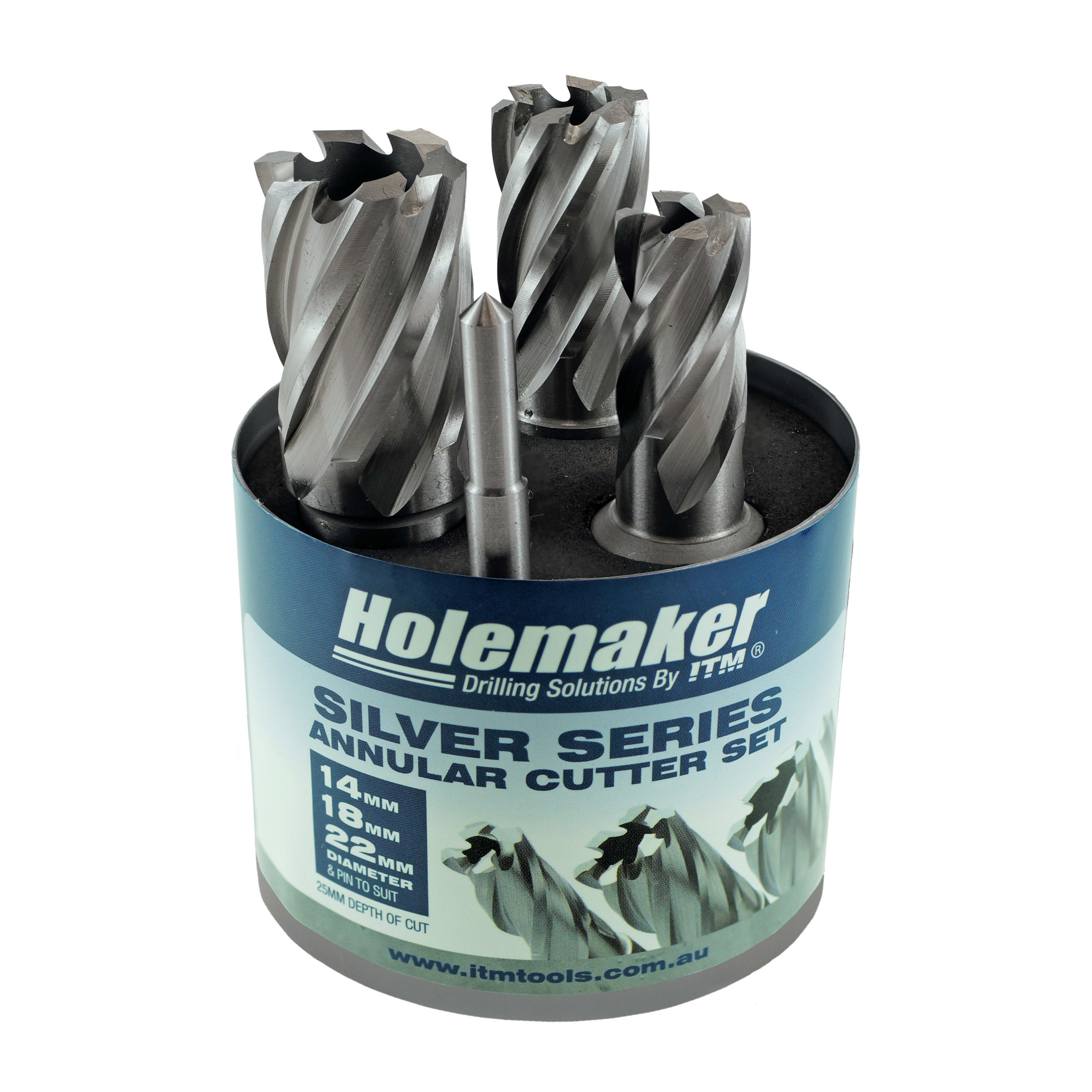 Holemaker Silver Series 25mm Annular Cutter Set-4 Piece (Set) for sale ...