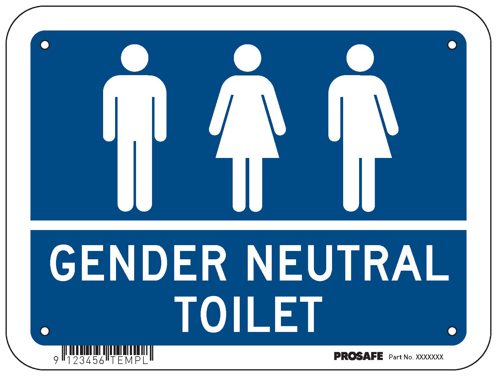 GENERAL INFO SIGN | GENDER NEUTRAL (Each) for sale - NZ Safety ...