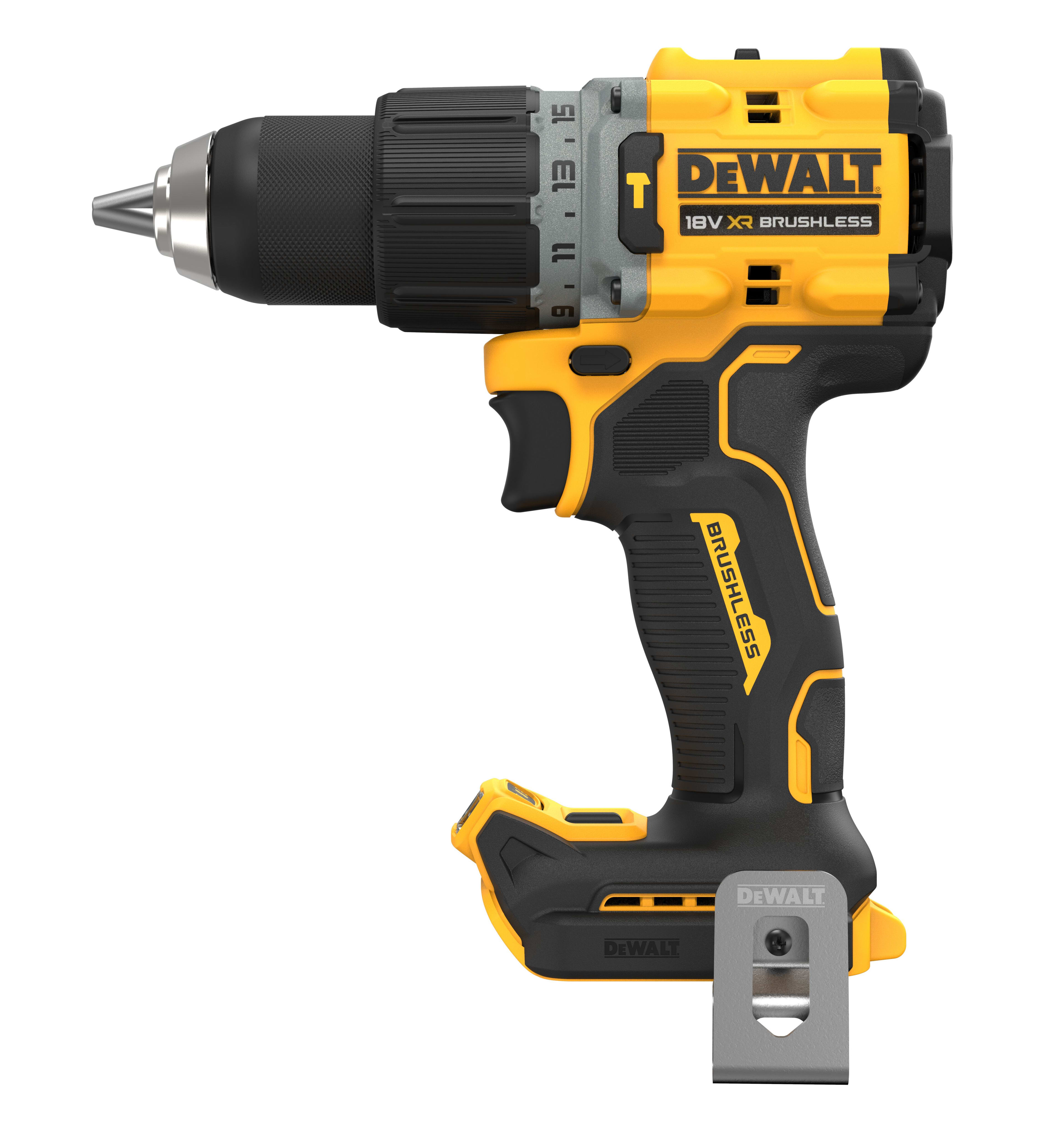 DeWALT 18V XR Compact Cordless Hammer Drill Driver-13mm-Skin Only