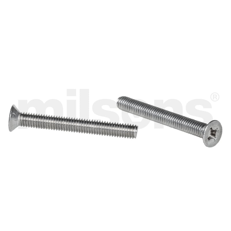 M4 x 6mm CSK Machine Thread Screw-Phillips-SS304-100 Pack for sale - NZ ...