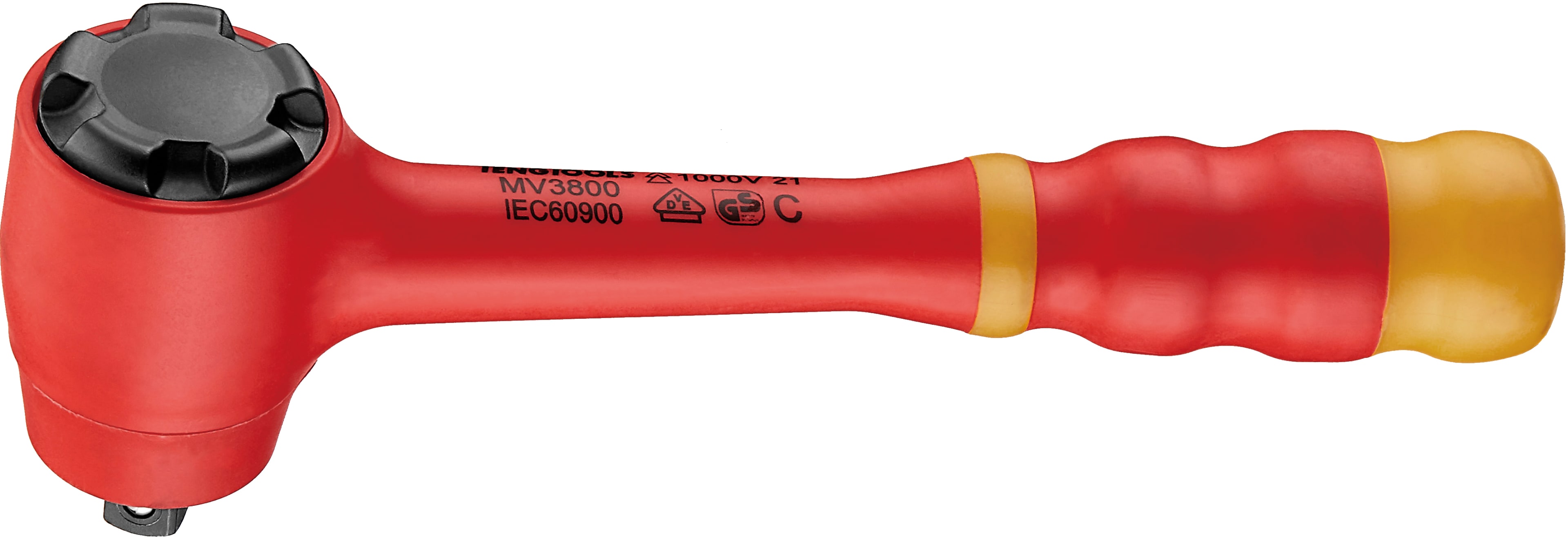 Teng 1000V VDE Dr. Insulated Ratchet-3/8