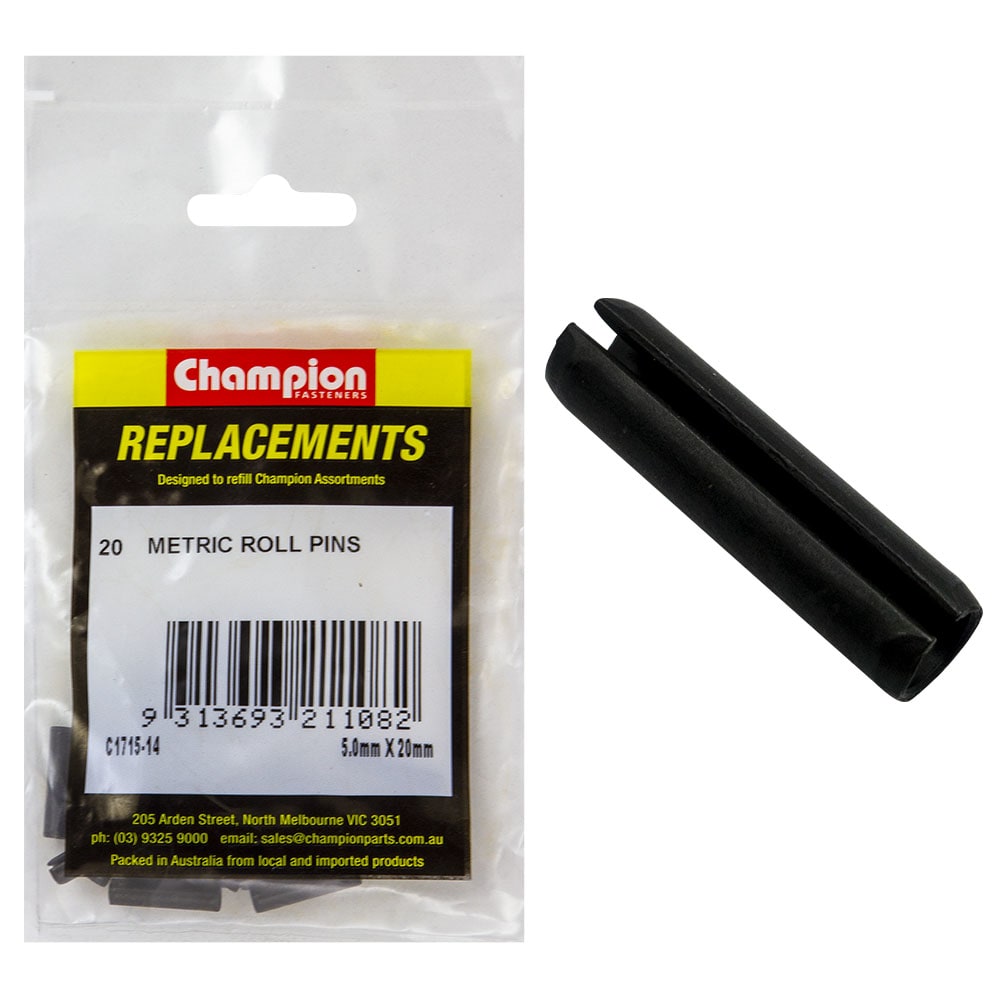 Champion Roll Pin-5mm x 20mm-Pack of 20 (Packet) for sale | NZ Safety ...