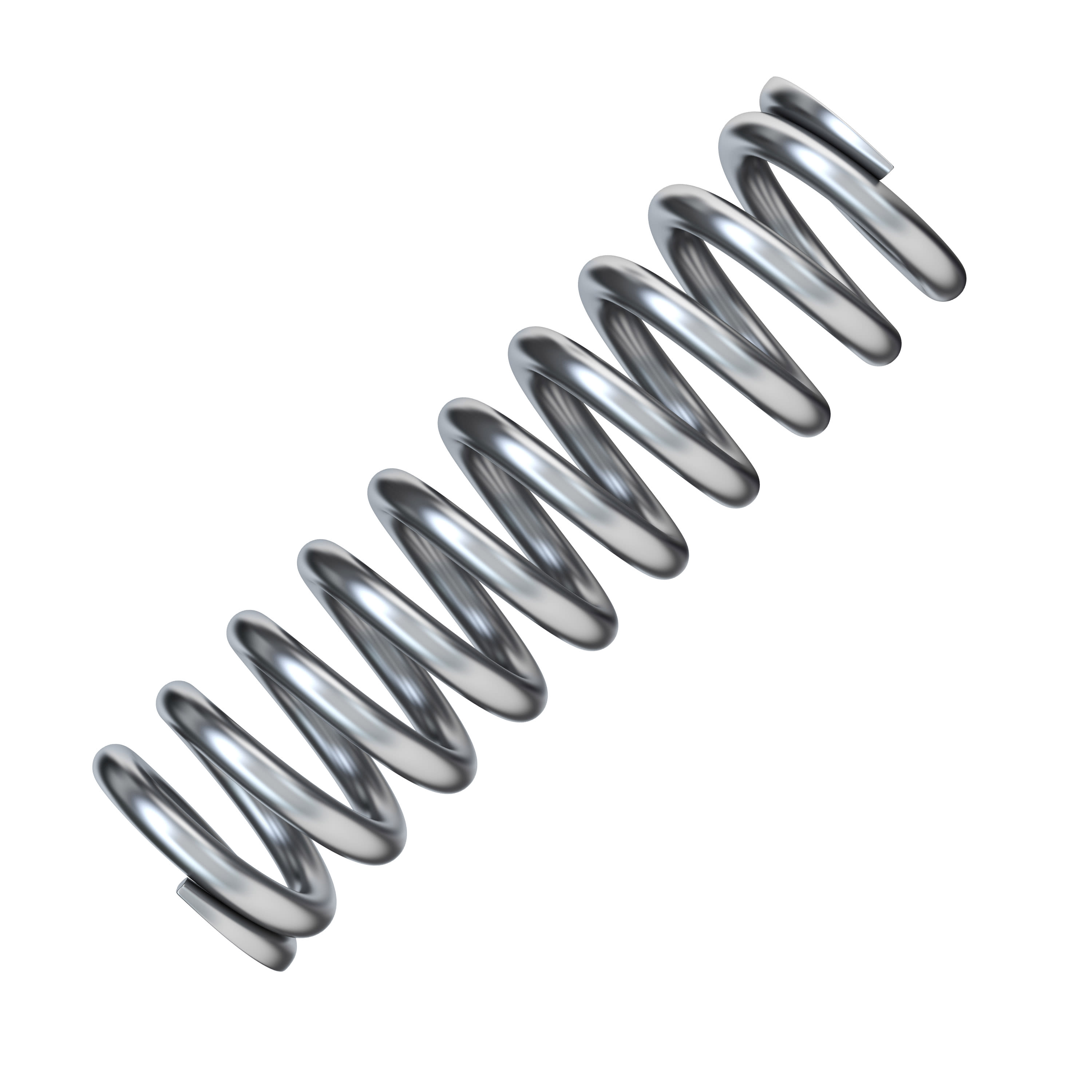 Zinc Plated Compression Spring-69.85 x 10.31 x 1.19mm (Each) for sale ...