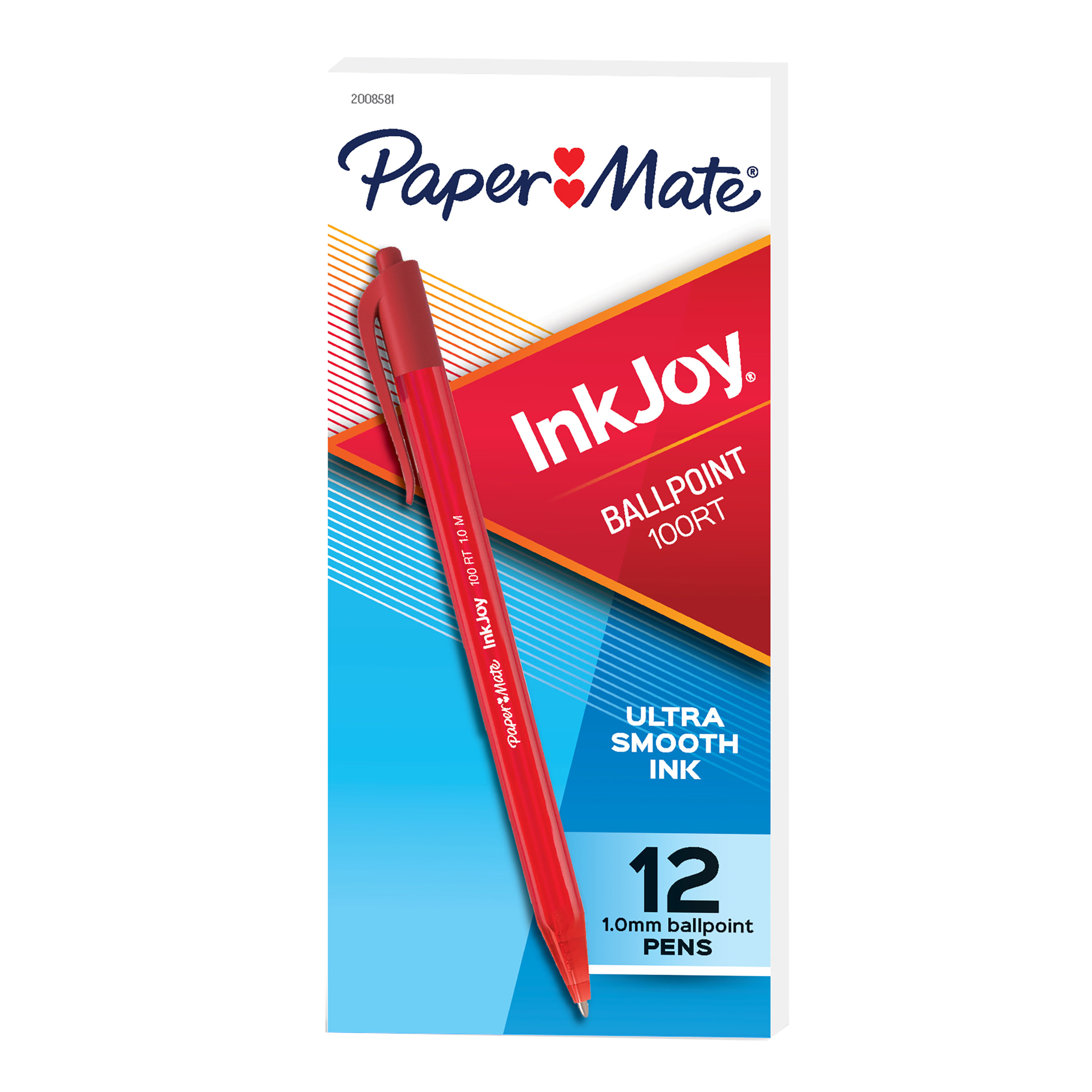 Paper Mate InkJoy Red Ballpoint Pen-Box of 12 for sale | NZ Safety ...