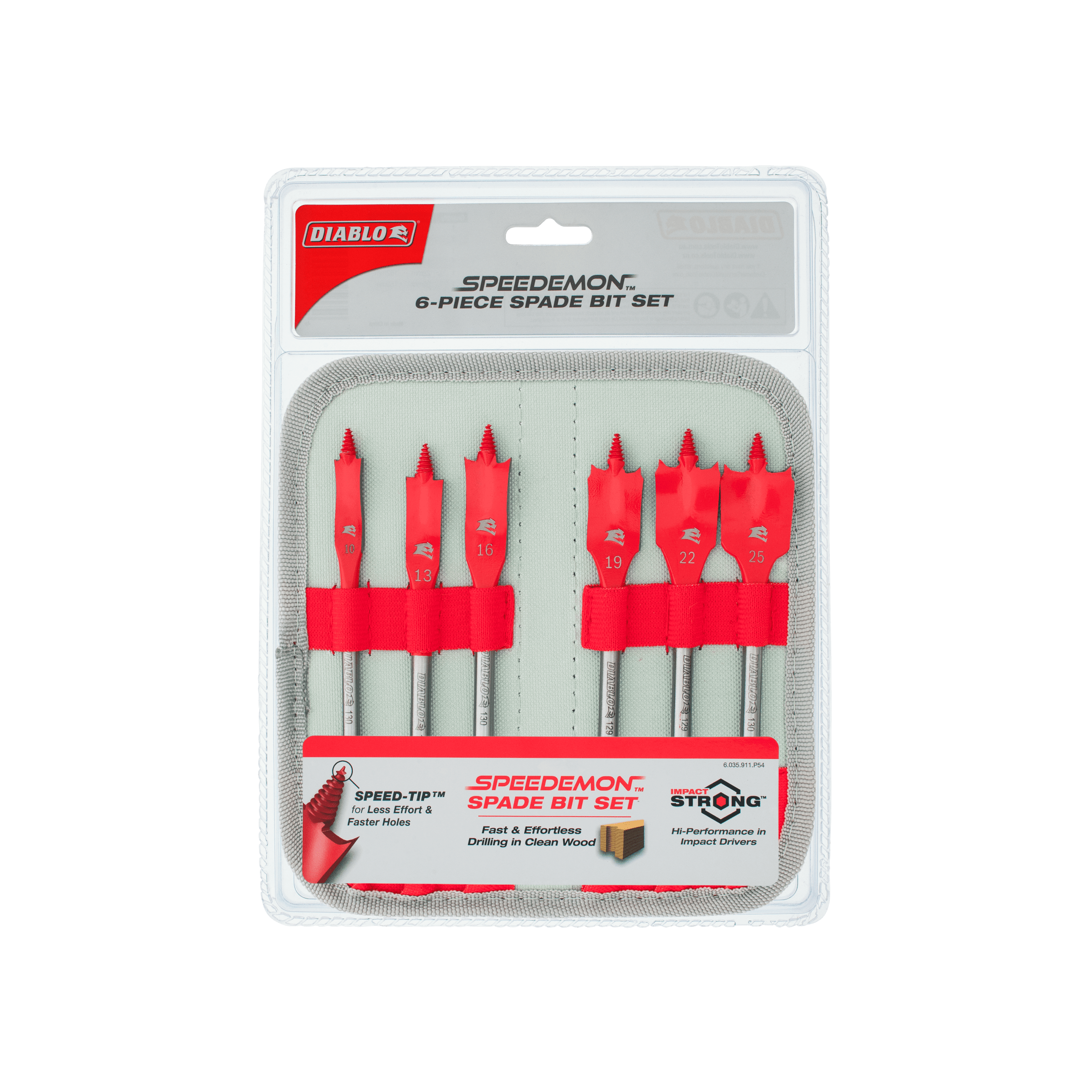 Diablo SPEEDemon Spade Bit Set-Set of 6 (Each) for sale | NZ Safety ...