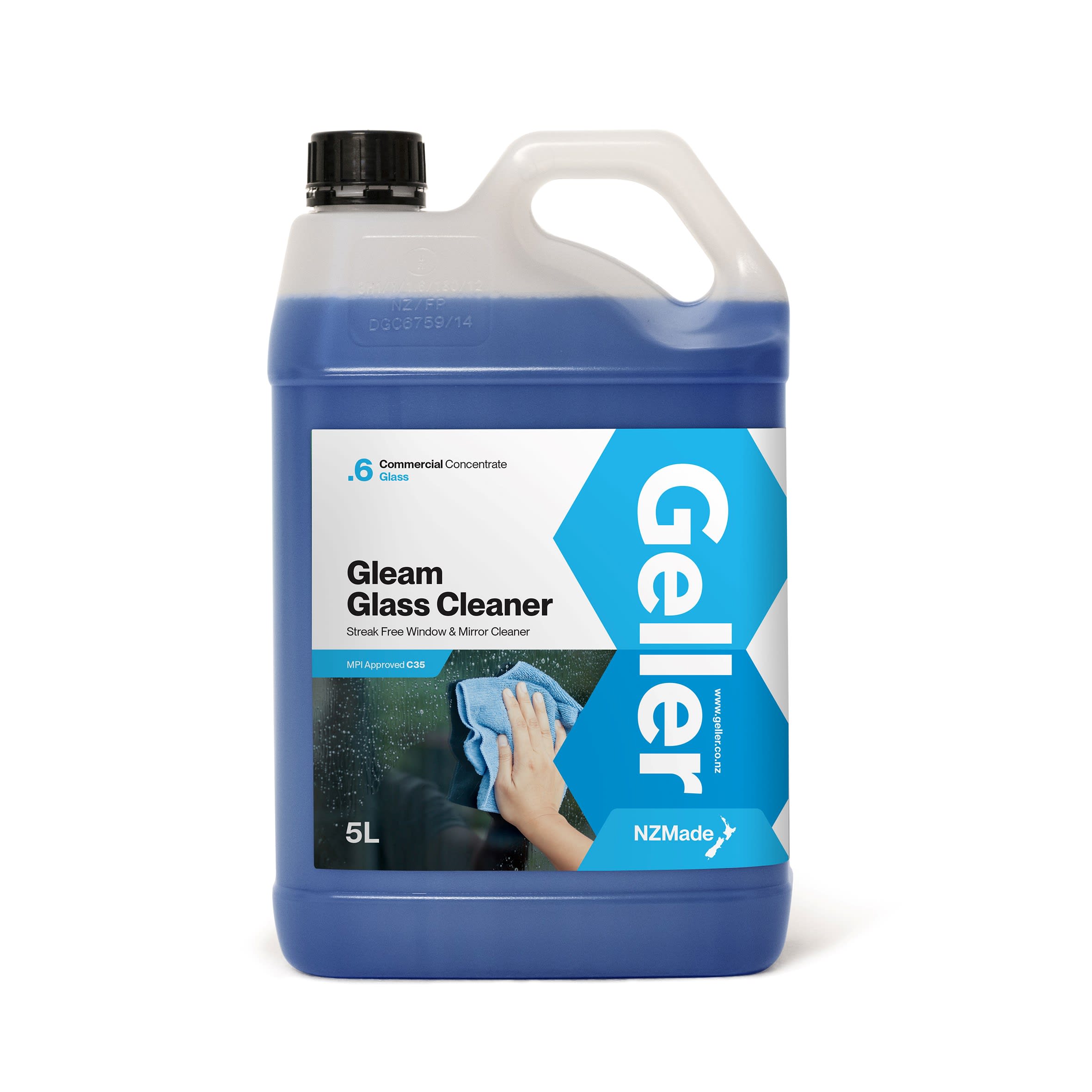 Geller Gleam Streak Free Glass & Mirror Cleaner-5L-Each for sale | NZ ...