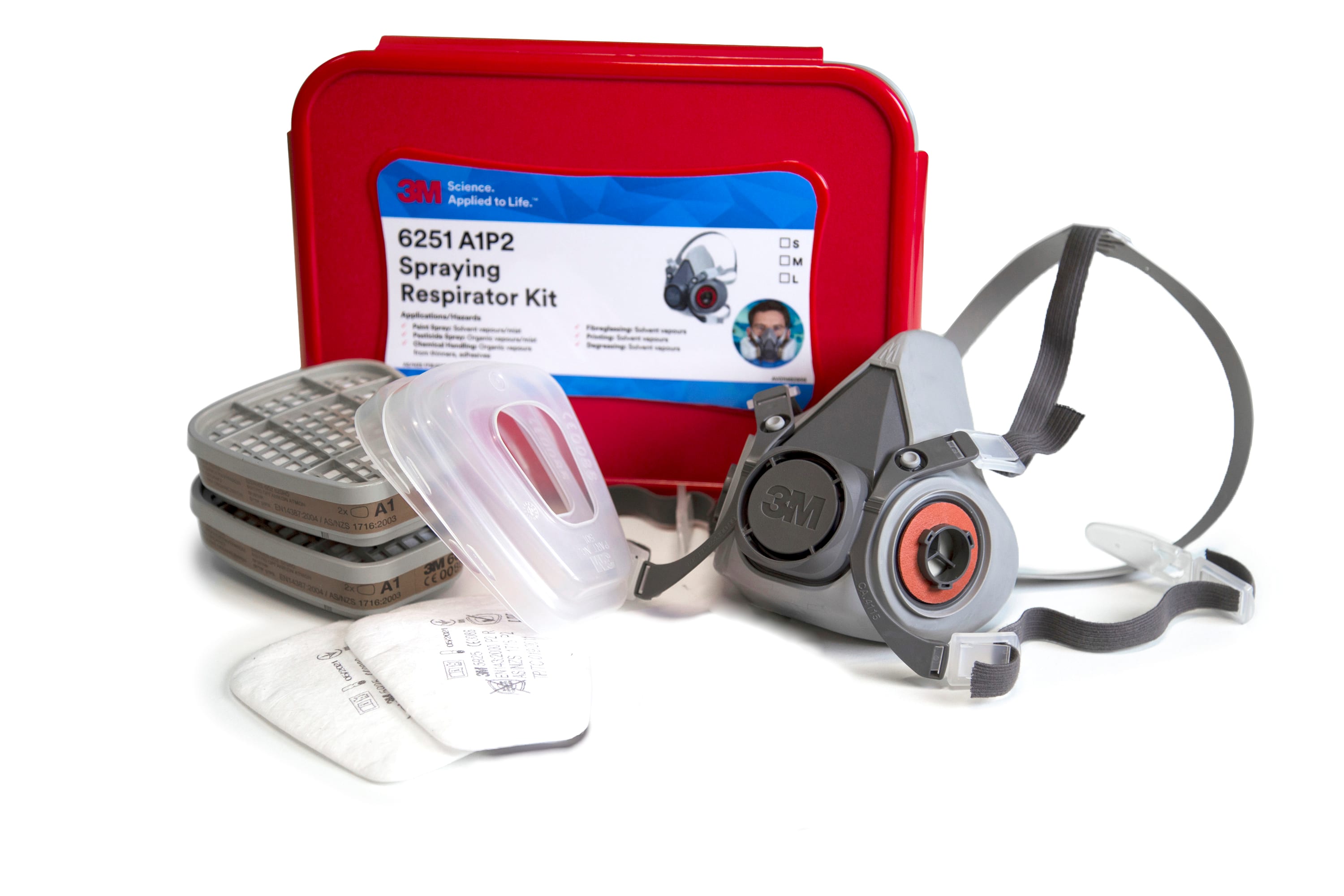 3M Spraying Respirator Kit 6251, A1P2-Medium (Each) for sale - NZ ...