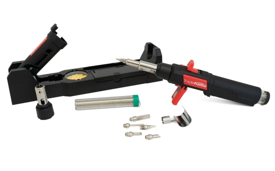 Tradeflame Butane Soldering Iron Torch Kit (Each) for sale | NZ Safety ...