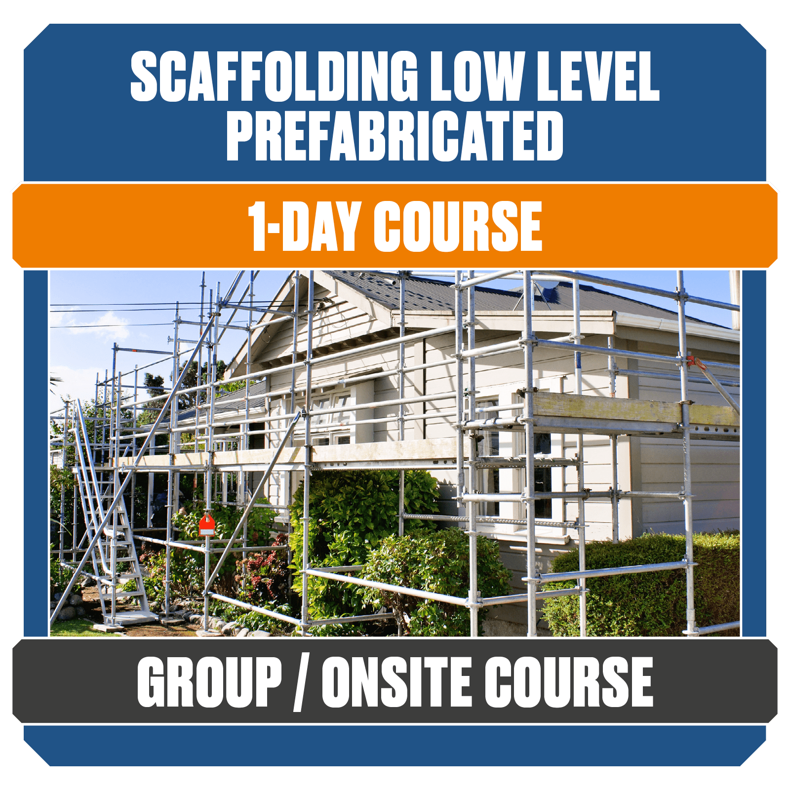 Low Level Prefabricated Scaffolding Group-Group Course for sale | NZ ...