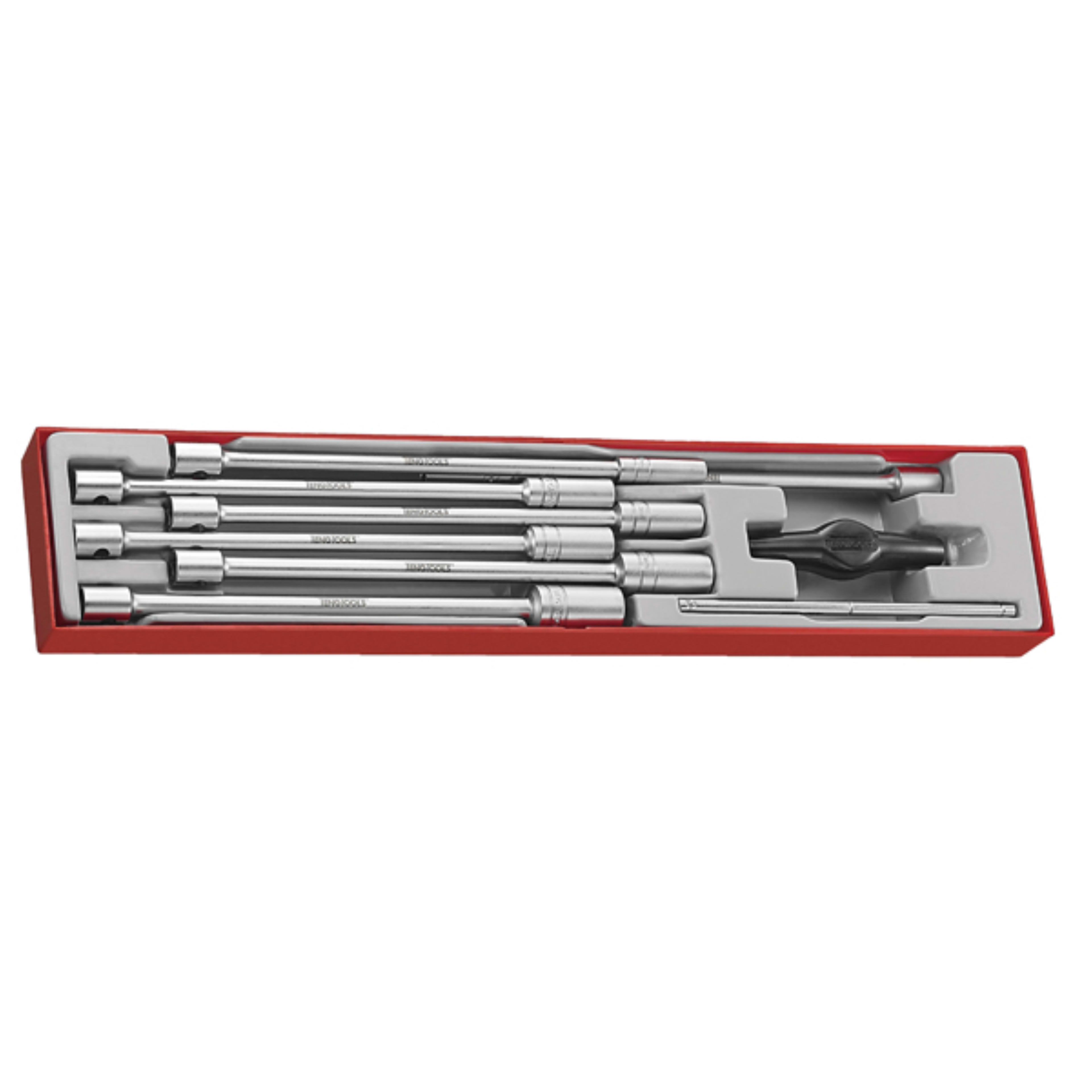 Teng 9pc 3/8in Dr. Long Bar Socket Set - TTX-Tray-9 Piece Set (Set) for ...