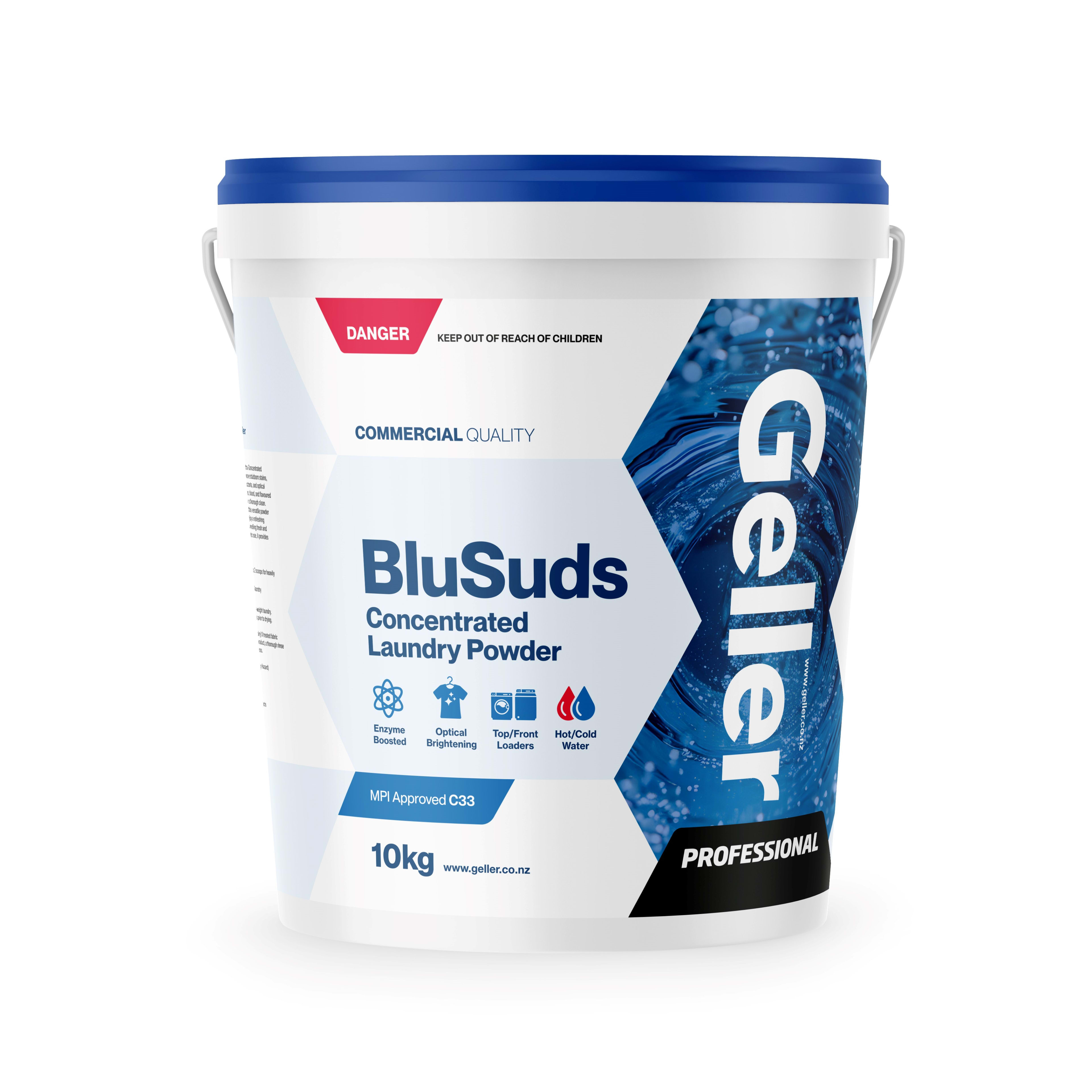 Concentrated Powder Geller BluSuds Concentrated Laundry Powder-10Kg-Each for sale | NZ ...