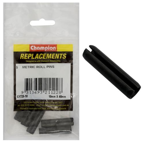 Champion 10mmx40mm Roll Pin-Pack of 5 (Packet) for sale | NZ Safety ...