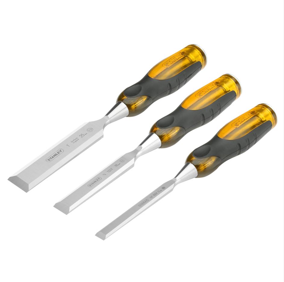 Stanley Fatmax Thru-tang Chisel set - 3 piece-12, 18, 25mm (Set) for ...