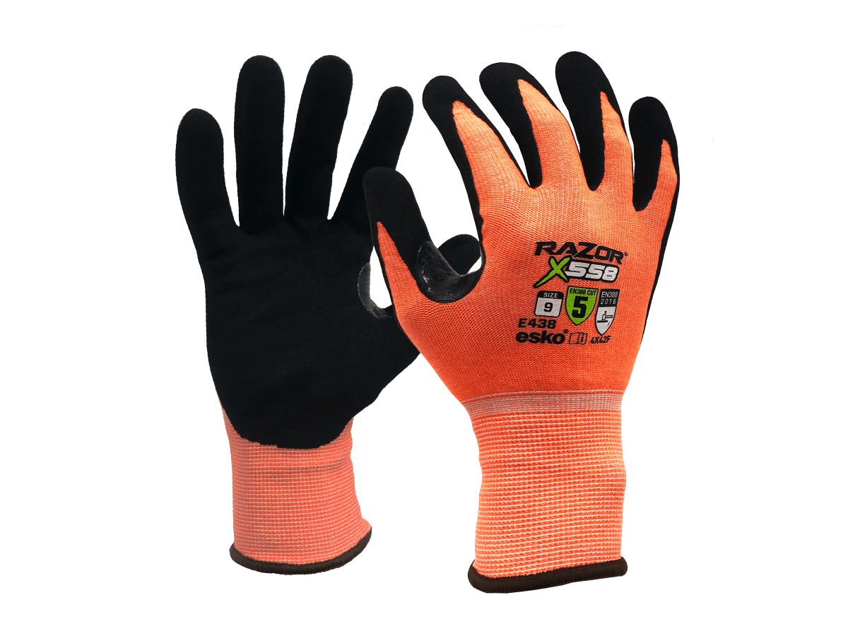 Razor X558 Glove Cut F Black Nitrile Coating (Pair) for sale - NZ ...
